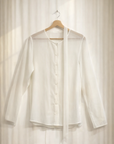 Chemise blanche manches longues élégante