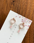 Blush Teardrop - Golden Rose, Argent