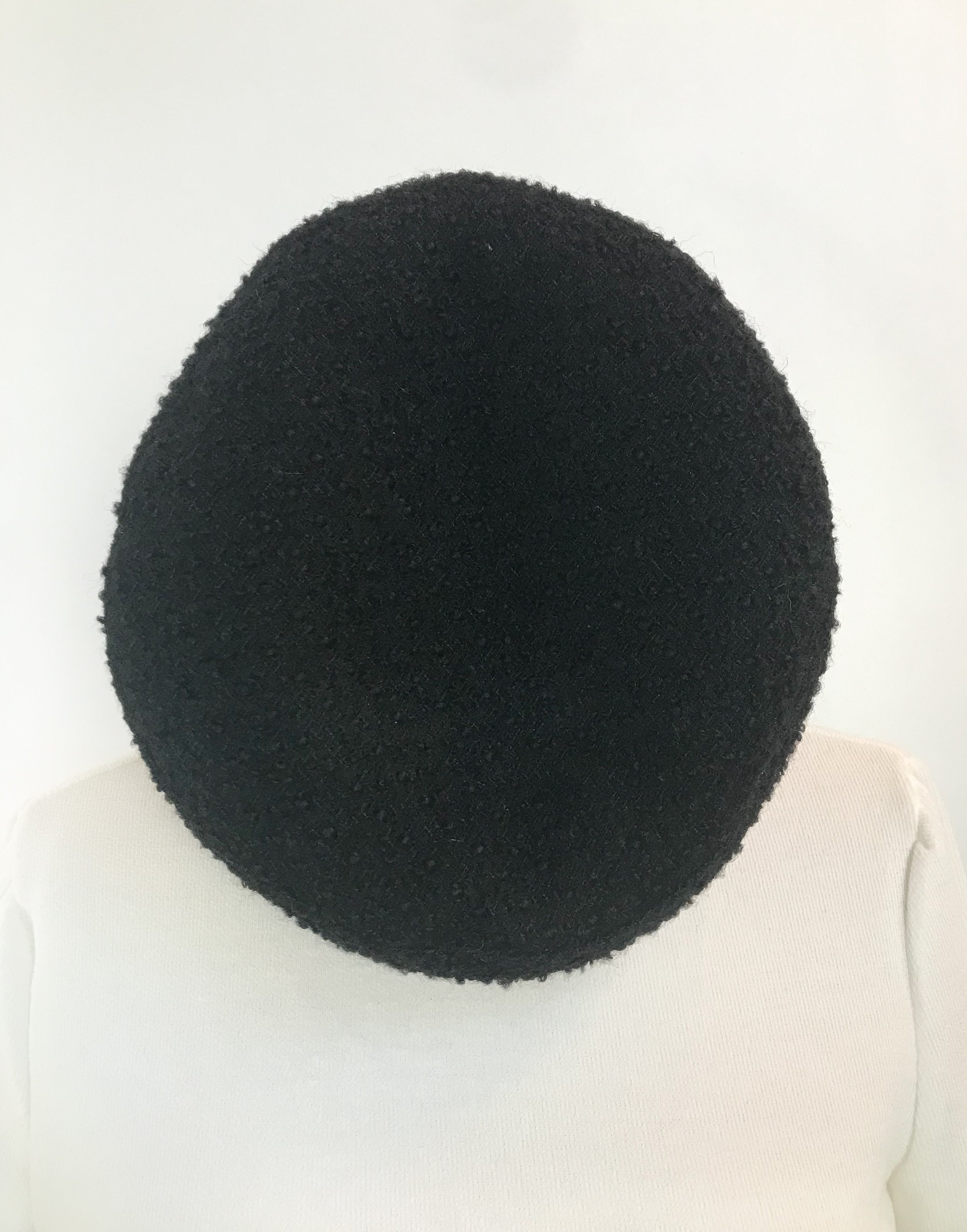 Beret Tweed - Noir
