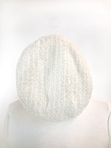 Beret Tweed - Blanc